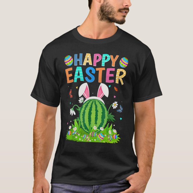 Happy Osterfest Bunny Egg Funny Frische Pasta mach T-Shirt (Vorderseite)