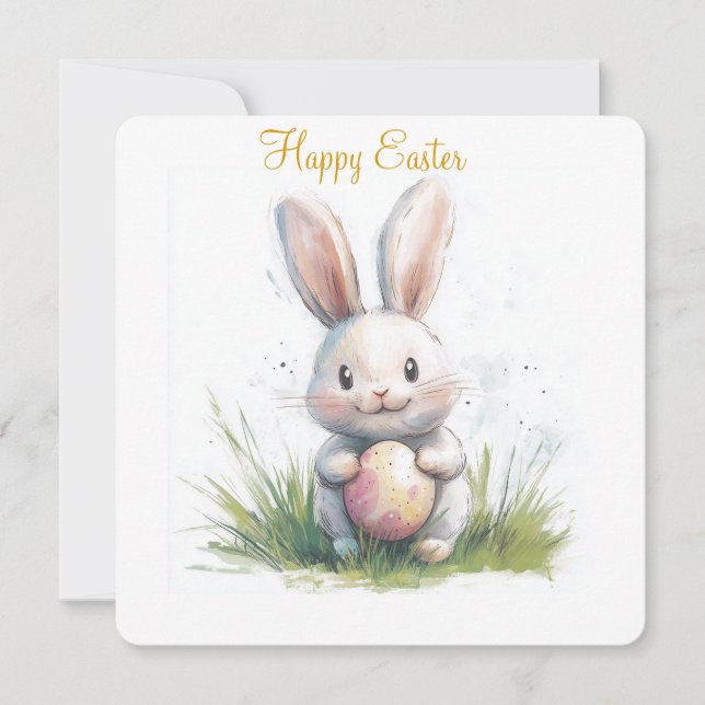 Happy Osterfest Ferienkarte Feiertagskarte (Vorderseite)