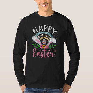 Happy Osterfest Niedlich Ostern Bunny Vintag T-Shirt