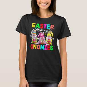 Happy Ostergnom mit sonnigen Ohren Ei Jagen Eu T-Shirt