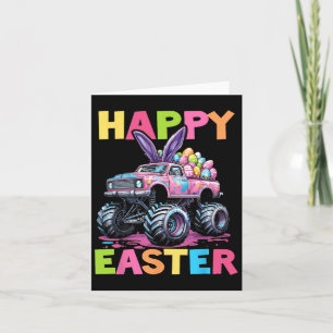 Happy Ostermonster Truck Ostereier Kleinkind Kind Karte
