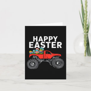 Happy Ostermonster Truck Ostereier Kleinkind Kind  Karte