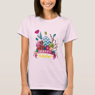 Happy Ostersonne, Eierdesign T-Shirt