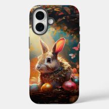 Happy Ostersonne mit Ostereiern