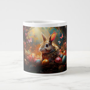 Happy Ostersonne mit Ostereiern Jumbo-Tasse