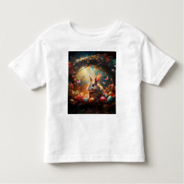 Happy Ostersonne mit Ostereiern Kleinkind T-shirt