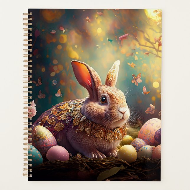 Happy Ostersonne mit Ostereiern Planer (Vorderseite)