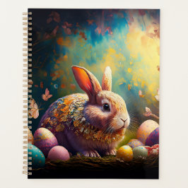 Happy Ostersonne mit Ostereiern Planer