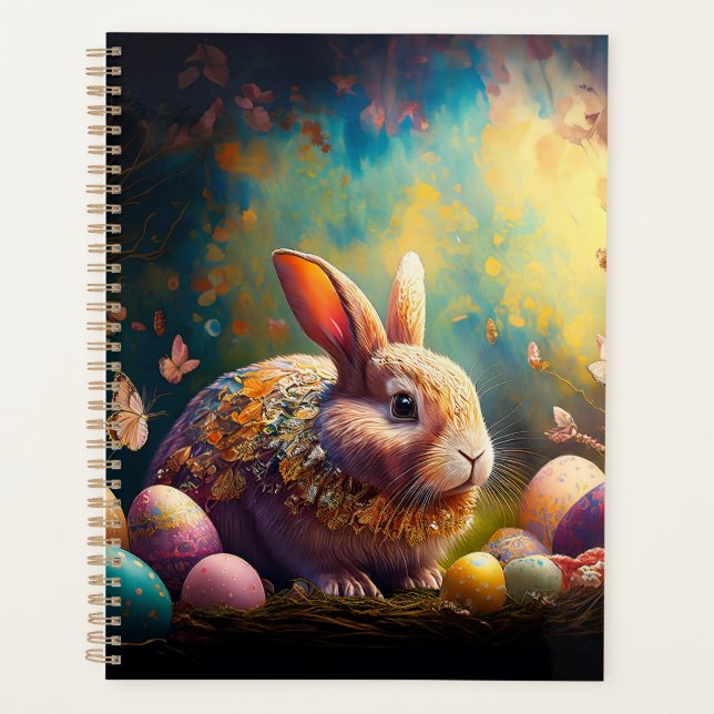 Happy Ostersonne mit Ostereiern Planer (Vorderseite)