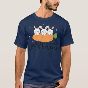Happy Ostertag 2022 Bunny Carrot Hug Ostereier T-Shirt