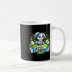 Happy Ostertag Bunny Funny Matching Oster 2024 Kaffeetasse