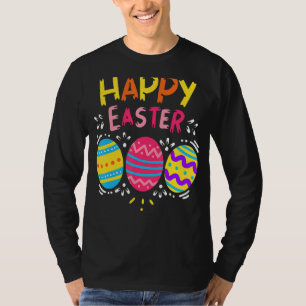 Happy Ostertag farbenfrohe Eierjagd Niedlich T-Shirt