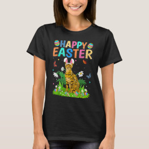 Happy Ostertag Funny Bengalisch Cat Ostersonntag T-Shirt