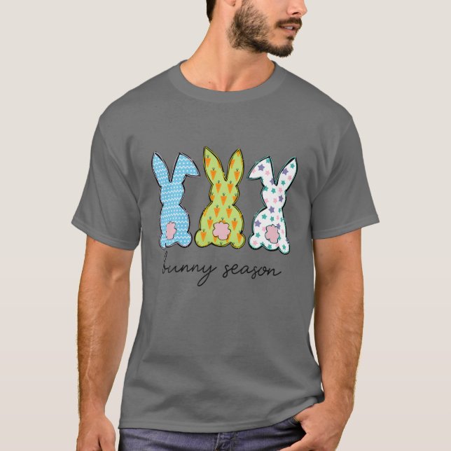 Happy Ostertag Niedlich Bunnies Bunny Seas0n T-Shirt (Vorderseite)