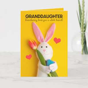 Happy Ostertochter Niedlich Bunny mit Ostern Feiertagskarte