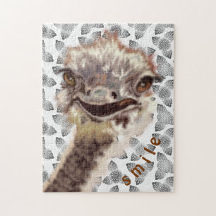 Happy Ostrich - Lächeln - Puzzle