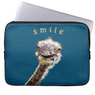 Happy Ostrich Laptopschutzhülle