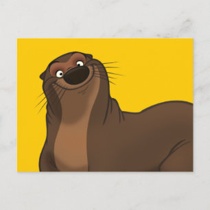 Happy Otter Postcard Postkarte