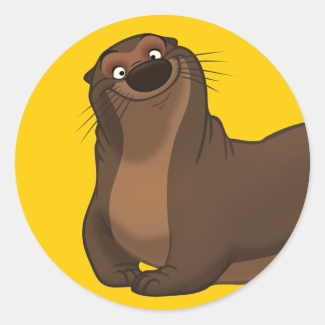 Happy Otter Stickers (Vorderseite)