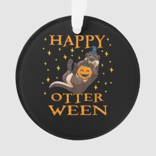 Happy Otterween Niedlich Sea Otter Halloween Kostü Ornament