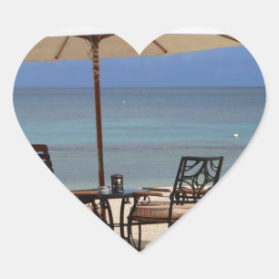 Happy Out Herz-Aufkleber