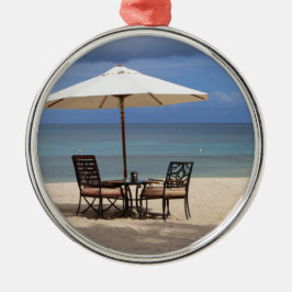 Happy Out Silbernes Ornament