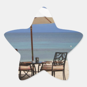 Happy Out Stern-Aufkleber