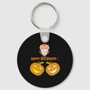 Happy Owloween Niedlicher Halloween Owl Classic T Schlüsselanhänger