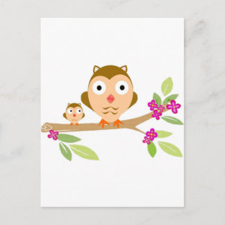 Happy Owls Postkarte
