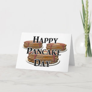 Happy Pancake Day Karte