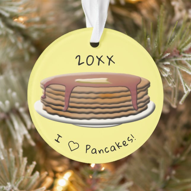 Happy Pancake Day Ornament (Baum)