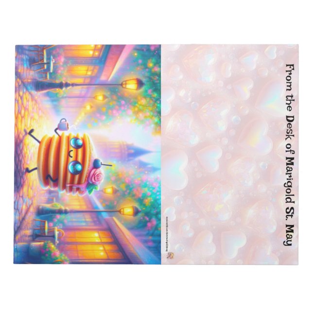 Happy Pancake Notepad Notizblock (Vorderseite)