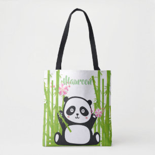Happy Panda mit Bamboo & Cherry Blossom