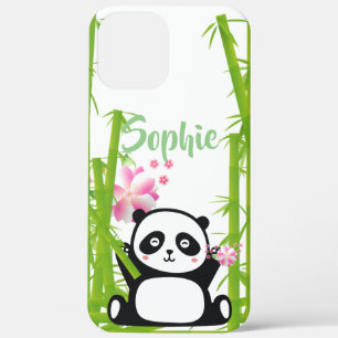 Happy Panda mit Bamboo & Cherry Blossom Case-Mate iPhone Hülle