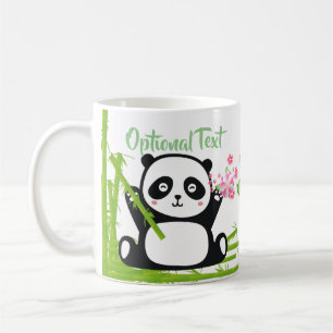 Happy Panda mit Bamboo & Cherry Blossom Kaffeetasse