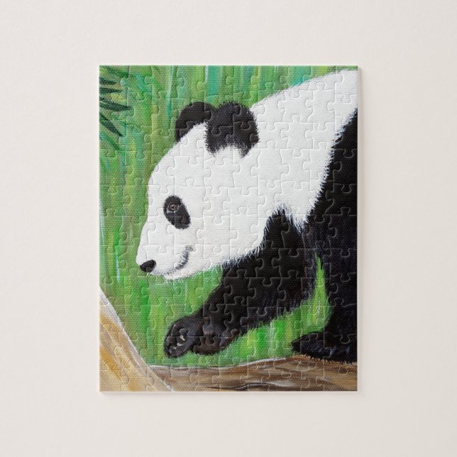 Happy Panda Painting Puzzle (Vertikal)