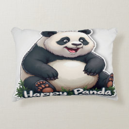 Happy Panda Pillow Dekokissen