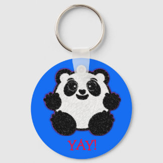 Happy Panda Schlüsselanhänger
