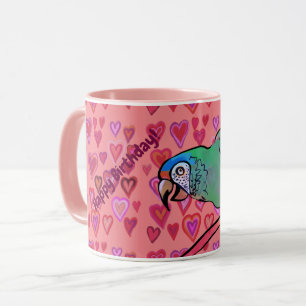 Happy Papagei Zwei-Tone-Tasse Tasse