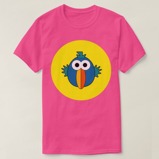 Happy Parrot Yellow T-Shirt (Design vorne)
