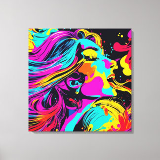 Happy Party Art Leinwanddruck