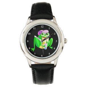 Happy Party Frog Armbanduhr