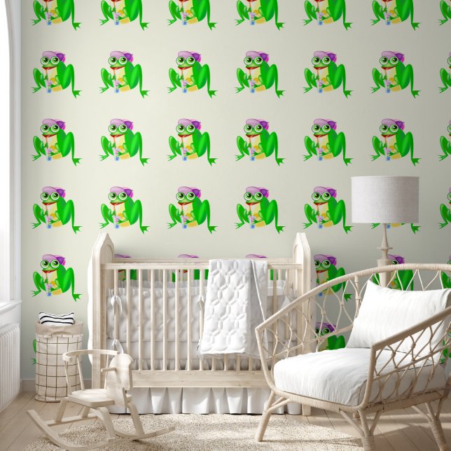 Happy Party Frog Funny Tapete (Kinder)