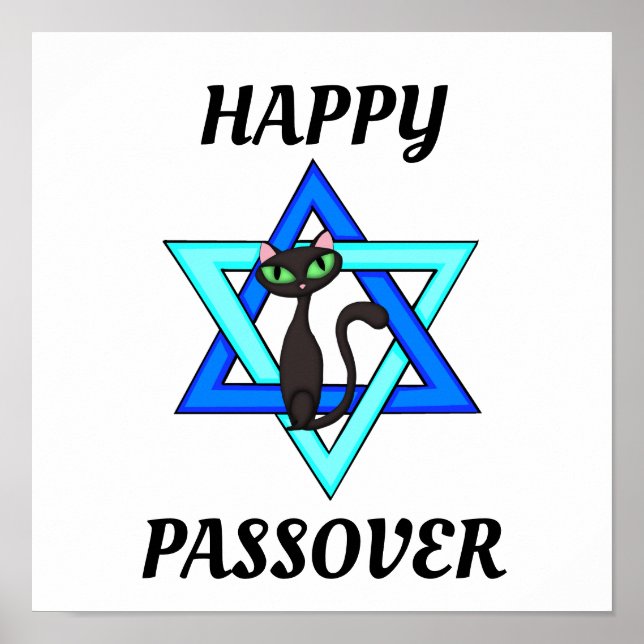 Happy Passover Cats Poster (Vorne)