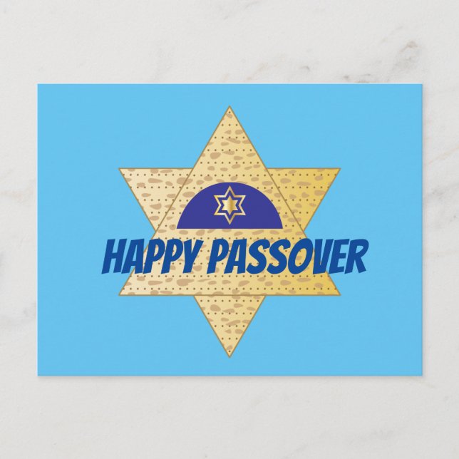 Happy Passover Grußkarte Feiertagspostkarte (Vorderseite)