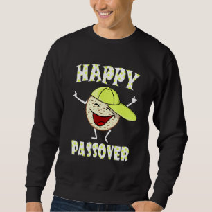 Happy Passover Matzah Jewish Seder Matzo Passover Sweatshirt