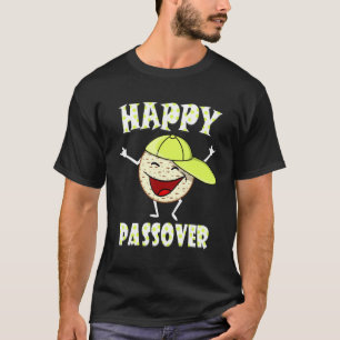 Happy Passover Matzah Jewish Seder Matzo Passover T-Shirt