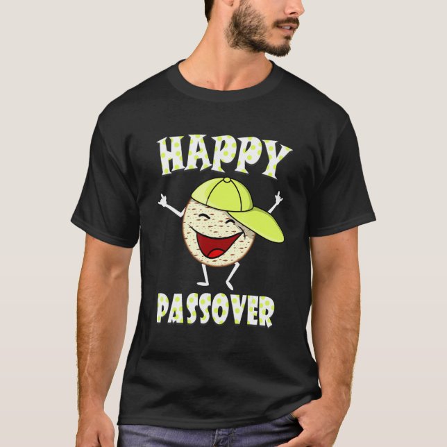 Happy Passover Matzah Jewish Seder Matzo Passover T-Shirt (Vorderseite)