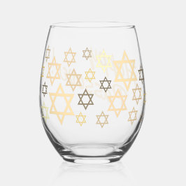 Happy Passover Modern stilvoll Weinglas Ohne Stiel