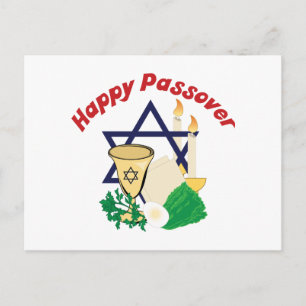 Happy Passover Postkarte